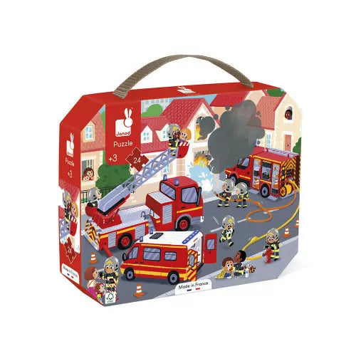 Janod - Casse-tête - Pompiers 24 pièces
