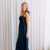 Rose Maternité - Robe Larissa - Nuit Marine
