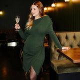 Lait de Poule - Robe Jessica - Vert Profond