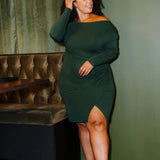 Lait de Poule - Robe Jessica - Vert Profond