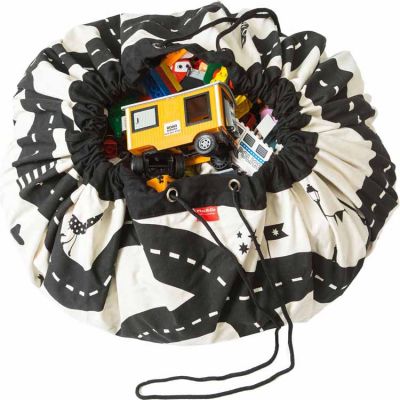 Play and Go - Sac de rangement et tapis de jeux, Routes