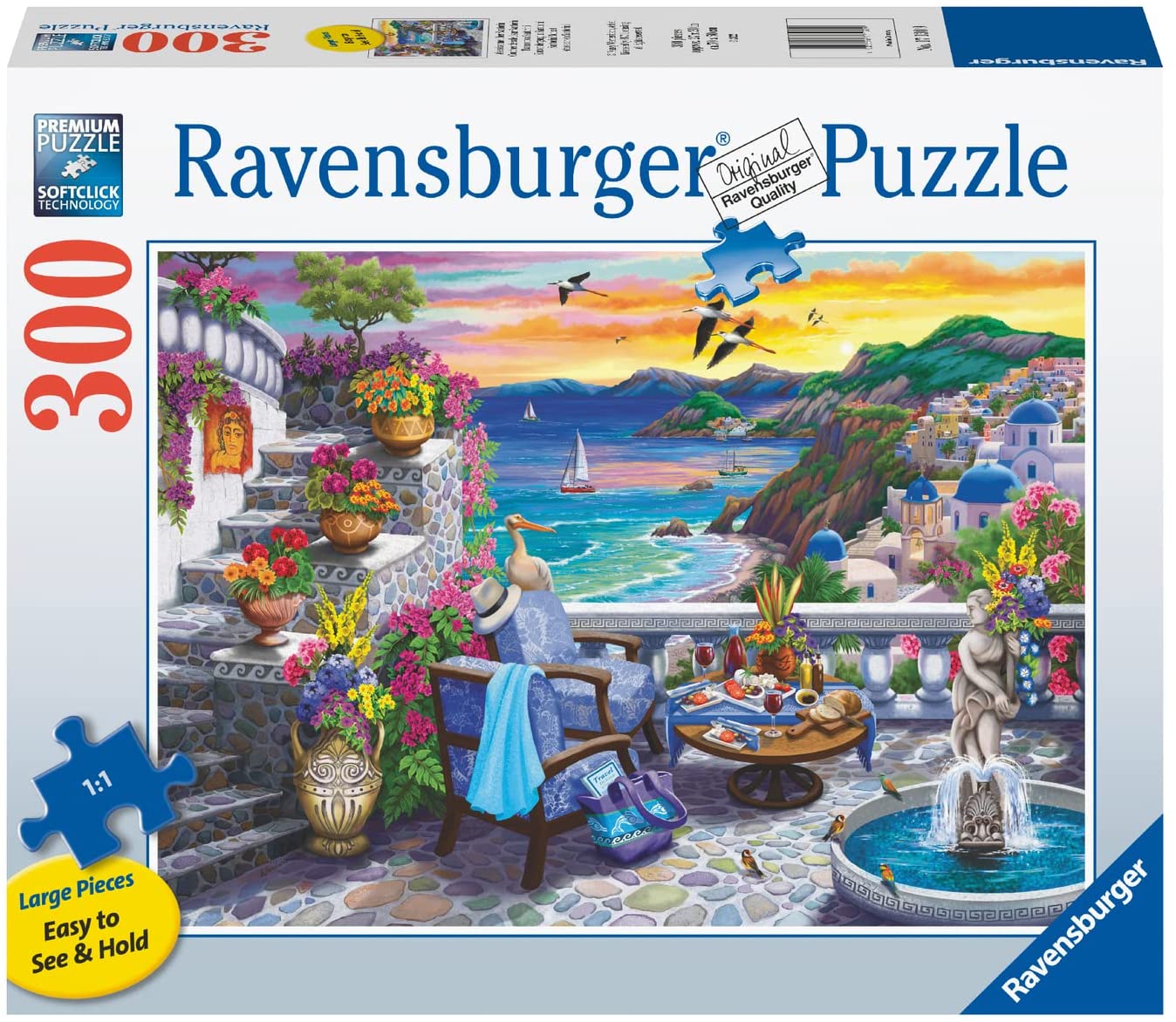 Puzzle - Sunset over Santorini 300 pieces
