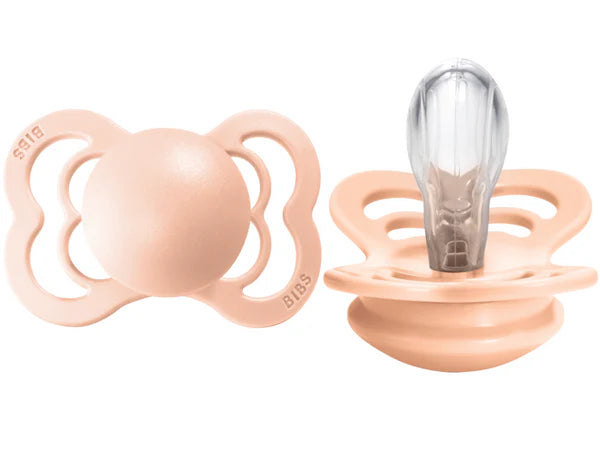 BIBS - Pack of 2 Supreme Silicone Pacifiers