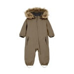 Color Kids - Habit de neige uni pour bébé - Taupe