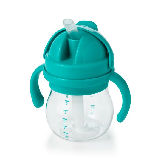 Oxo Tot - Soft Tip Transitional Tumbler with Removable Handles - Turquoise