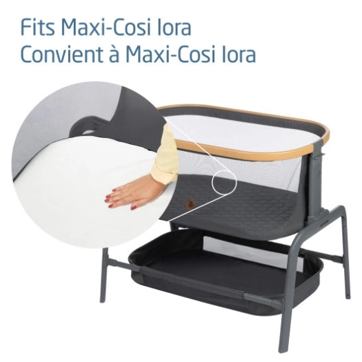 Maxi-Cosi - Fitted sheet for Bassinette Iora pkg-2 - White