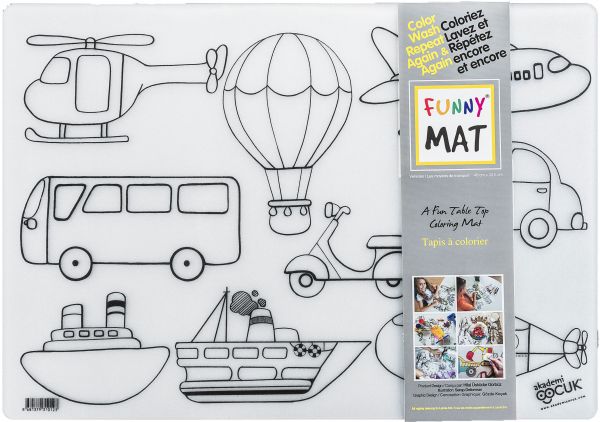 Funny Mat - Napperon à colorier - Transparent